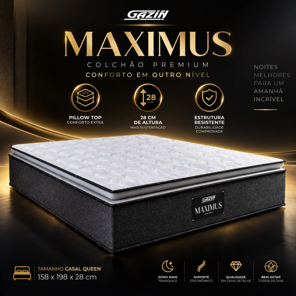 Gazin Maximus: molas ensacadas pelo menor preço da lista